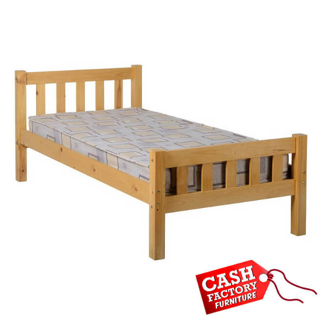 Carlow Pine Single Bed Cash Factory Furniture