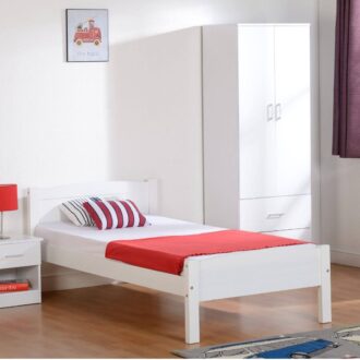 Amber White single bed