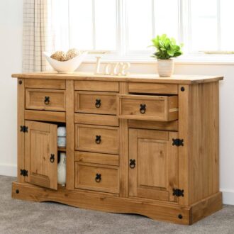 Corona 2 door 5 drawer sideboard