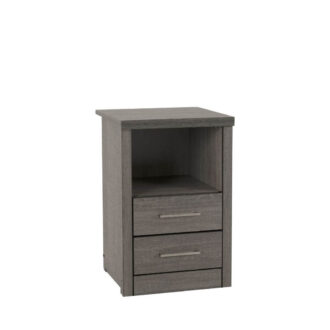 Lisbon dark bedside locker