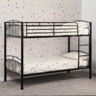 ventura black 3ft bunk bed