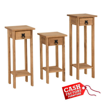 Corona Set of 3 Plant Stands