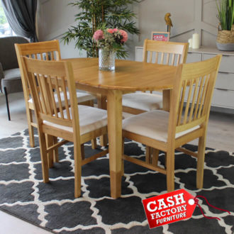 Oxford 1+4 Dining Set Oak