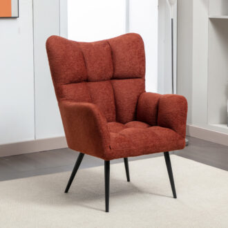 Reese Accent Chair - Rust