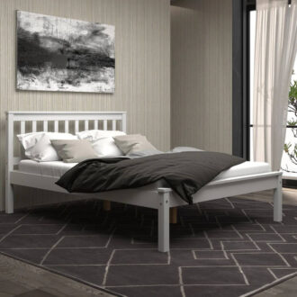 Rose 4'6 Bed - White