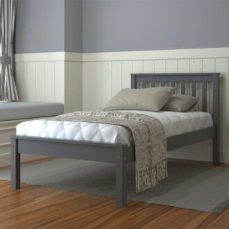 Rose Single Bed - Grey