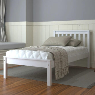 Rose Single Bed - White