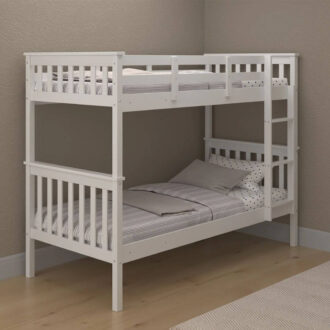 Rose Single Bunkbed - White